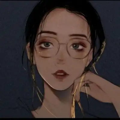 二次元头像女高冷霸气黑