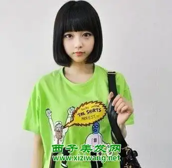 五款校园清纯女生发型图片