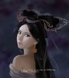 头像绘制过程小倩