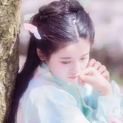 古风头像女唯美淡雅仙气十足的白衣古风女子图片