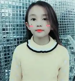 6岁的女孩可爱头像真人