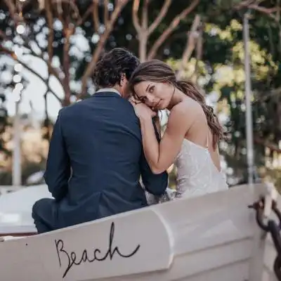 婚纱情侣头像欧美婚纱照一男一女