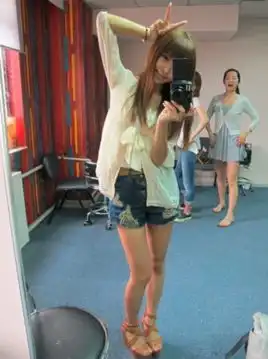 女大十八变张稀哲女友旧照曝光曾参加选秀
