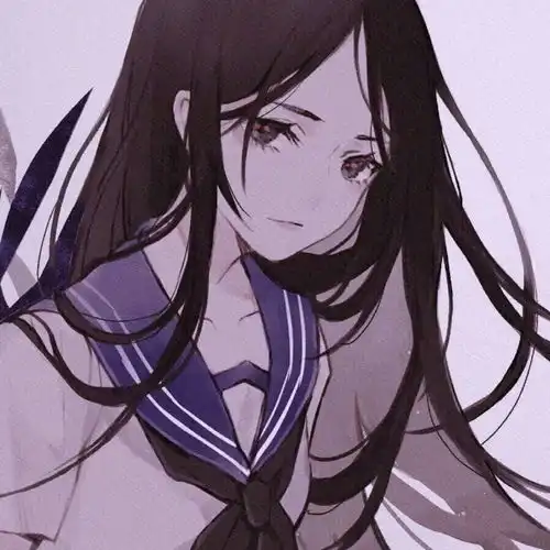 动漫女头伤感忧郁的女生动漫头像