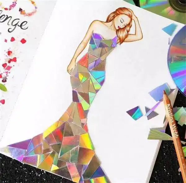 19岁女孩惊艳的创意画