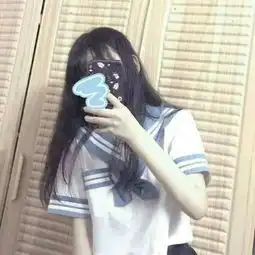 真人头像女生遮脸长腿两