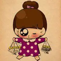 快乐女生头像卡通