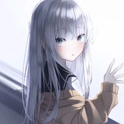 甜美女孩卡通头像温碧霞