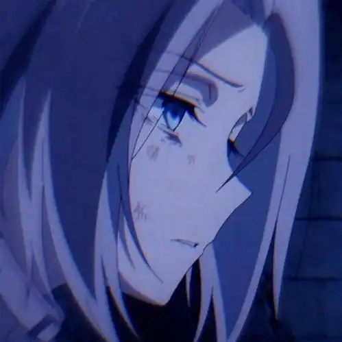 动漫女生头像唯美蓝色