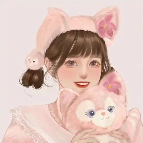 森女头像文艺范手绘纯棉