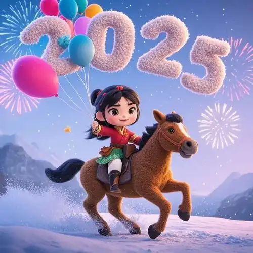 2025年新年快乐图片朋友圈2025年跨年图片元旦图片2025最火图片