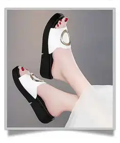 盾狐新款夏季时尚平底平跟一字拖防滑女鞋韩版休闲凉拖鞋子1801