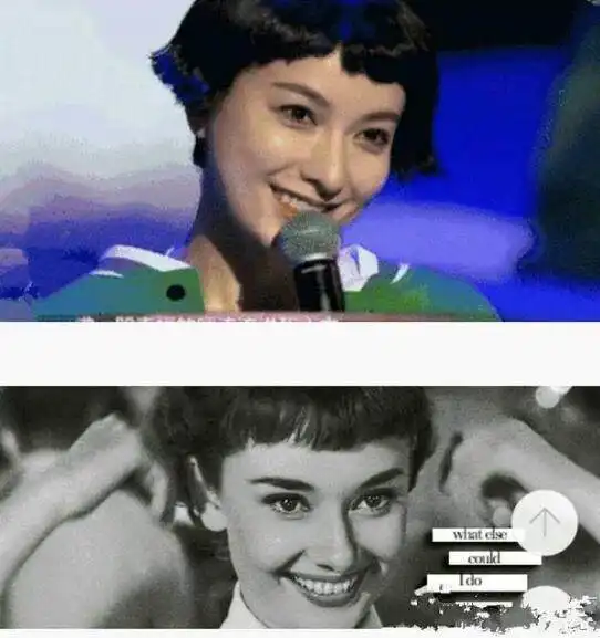 吴昕剪短发像奥黛丽赫本,但路透照却有点好笑