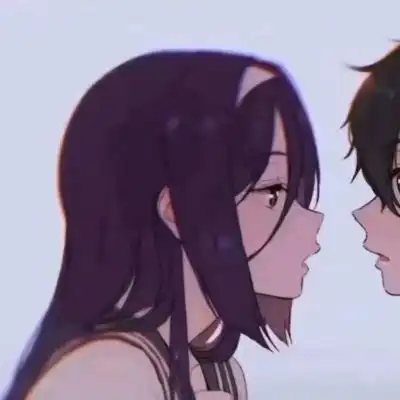 普通自然真人头像女侧脸