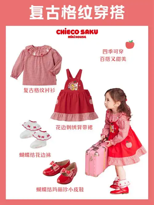 是谁那么可爱我不说mikihouse小盆友的春夏穿搭合集绝了