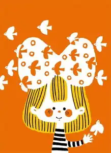 异想天开小女孩换不完的手机壁纸..