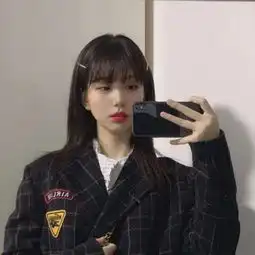 无水印女生头像短发女生