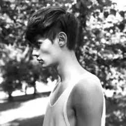 黑白侧脸欧美男头y