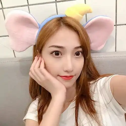 小飞象可爱大象耳朵狐狸熊发箍韩国超萌甜美少女头饰动物表演头箍