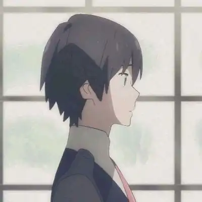 情侣动漫头像一左一右可爱苦瓜脸小姐姐