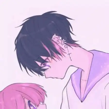 可爱手绘情侣头像一对,心心念念着最初的你