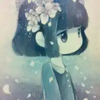 头像女生动漫伤感乐余