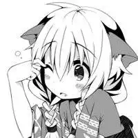 卡通头像女手绘暗恋的人