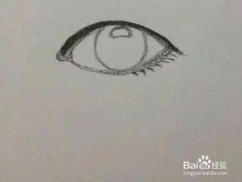 初学者怎们画眼睛呢