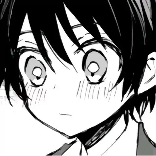 日漫黑白男生头像