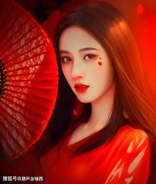 当女星变成漫画脸赵丽颖郑爽温柔,鞠婧祎惊艳,热巴来搞笑的