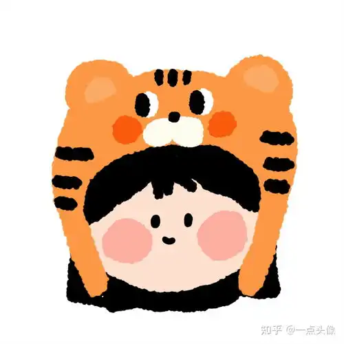 头像女新年虎纹