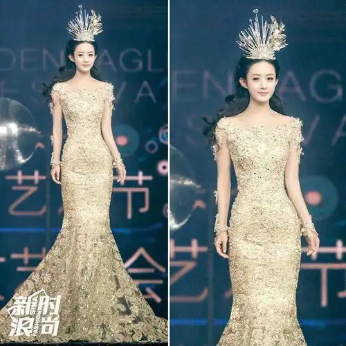 身着土金色的金鹰女神有什么好值得杨紫拉票杨幂刘诗诗粉开撕
