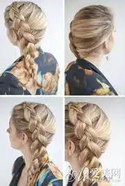 最in欧美风编发发型彰显大气简约时尚美组图