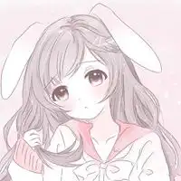 少女心粉色系列的闺蜜卡通头像一人一张