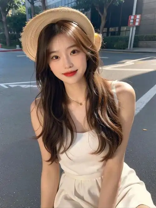 美女,纯白仙女风穿搭指南,优雅长发女孩示范时尚新潮流