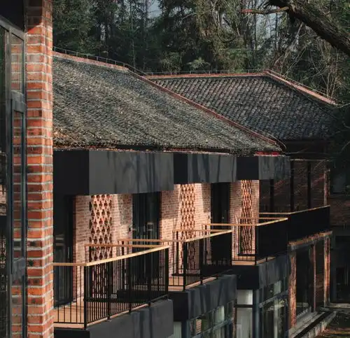 民宿小院感知内向宁静的空间禅意氛围avillageofspiritualsustenance