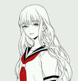 黑白真人头像高清女漫画