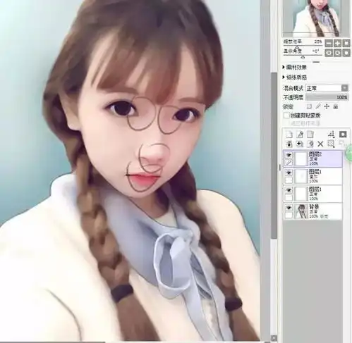 ps教程如何把小女孩图片转为水灵清爽的手绘效果