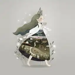 唯美浪漫插画只属于女孩的魔幻领地