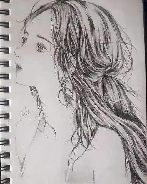 清新小仙女头像手绘