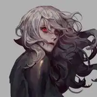 黑暗丧风格头像动漫男生