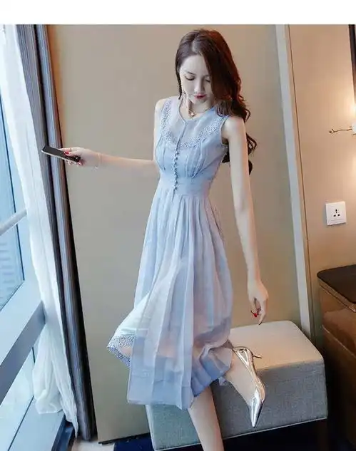 新衣美不过夏,日常穿搭仙气萦绕,衬托十足女人味