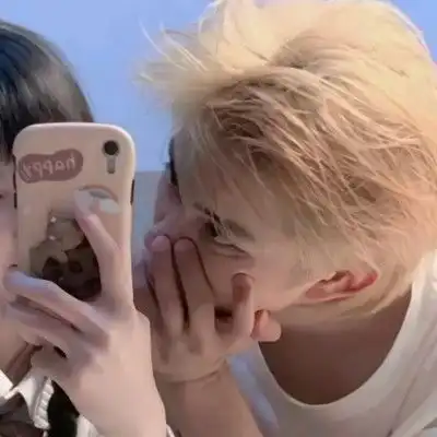 ins原宿风情侣头像