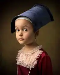 顽皮摄影师老爸儿女复刻古典名画作品集
