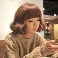 短发侧面女生头像唯美