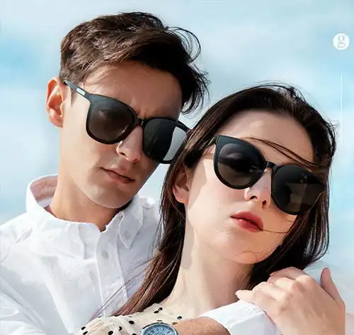 眼镜墨镜女韩版网红同款太阳镜女男防紫外线偏光最新款圆脸开车b2