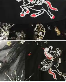 春季新款韩版中大童卡通公主裙儿童亲子装女童连衣裙迈丽