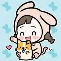 头像女生可爱动物兔子