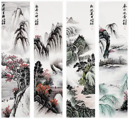 书房字画挂什么好艺术山水打造美景无双