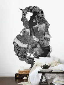 创意手绘家居壁纸装修设计听说墙面也爱美丽